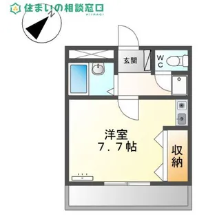 愛知県岡崎市福岡町字東通長【アパート】の間取り