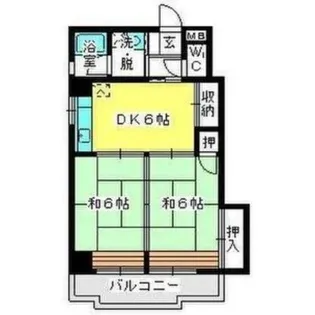 福岡県福岡市博多区博多駅東1丁目【マンション】の間取り