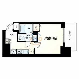 1Kの間取り画像