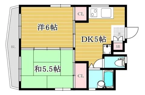 福岡県福岡市中央区西公園【マンション】の間取り