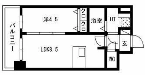 プレサンス高津公園ディオ【10階】の間取り