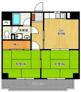 福岡県福岡市東区香椎駅前1丁目【マンション】の間取り