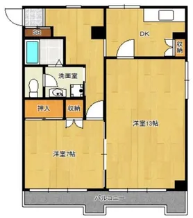 福岡県福岡市中央区天神3丁目【マンション】の間取り