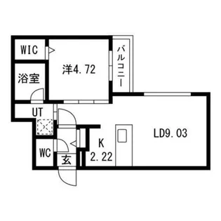 BASE N33【303号室】の間取り