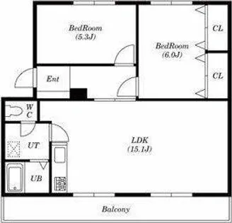 グリーンハイツ【B-1号室】の間取り