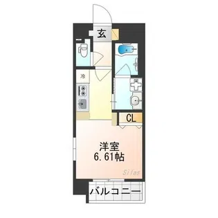 ベラジオ京都神泉苑【4階】の間取り