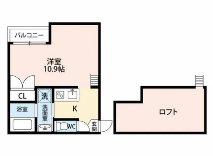 A-style唐人町【1階】の間取り