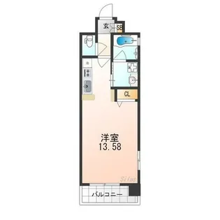 ベラジオ京都神泉苑【5階】の間取り