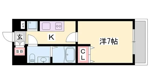 MK FORT【6階】の間取り