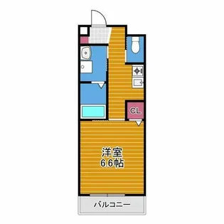 ヒルハイツ高鷲【1階】の間取り