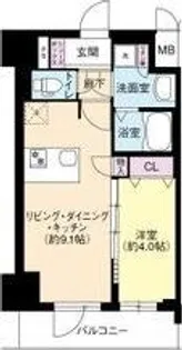 Dimus新大阪【6階】の間取り