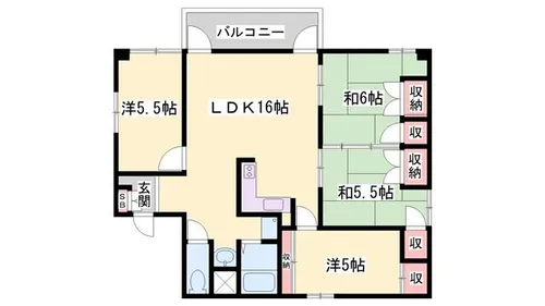 第一アカデミービル【7F号室】の間取り