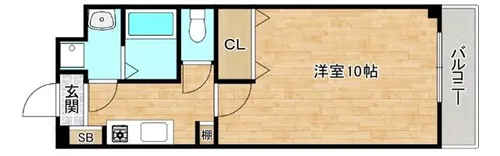 大阪府大阪市生野区新今里6丁目【マンション】の間取り