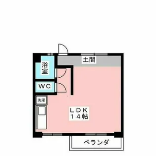ザ・スクエア【2階】の間取り