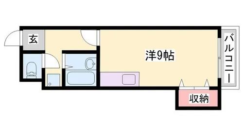 レジデンス西庄【2階】の間取り