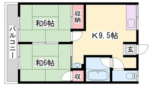 アークヒルズ【106号室】の間取り