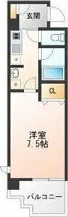 メゾンリジエール【5階】の間取り