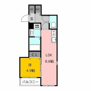 メゾンド・わさび【2階】の間取り