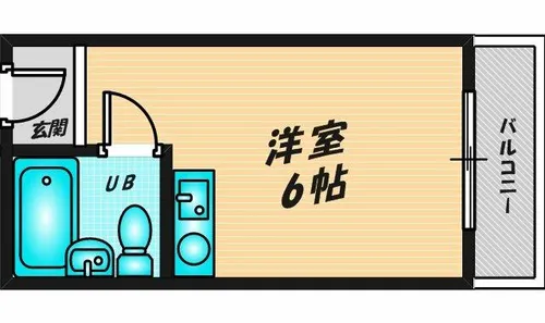 シャトレSI若江【202号室】の間取り