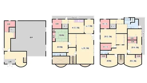 兵庫県相生市那波大浜町【一戸建】の間取り