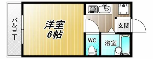 ジェイズアベニュー【308号室】の間取り