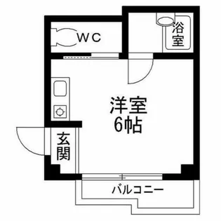 ハイツ菱屋【1階】の間取り