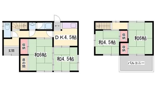 兵庫県姫路市東今宿6丁目【一戸建】の間取り