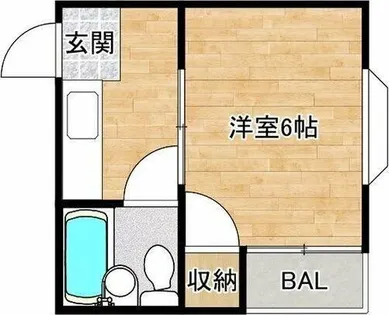 CABIN ABIKO EAST【5階】の間取り