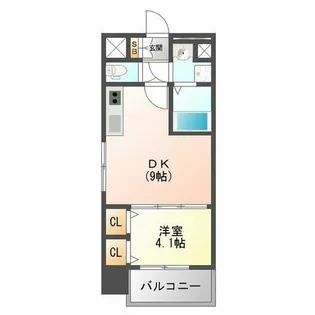 スプランディッドⅠ【5階】の間取り