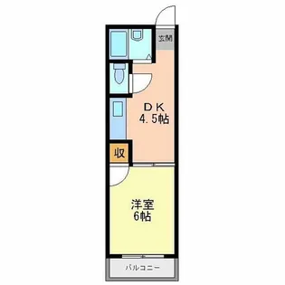 アルビオン【4階】の間取り
