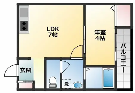 F style天美東8丁目【2階】の間取り