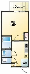 1Kの間取り画像