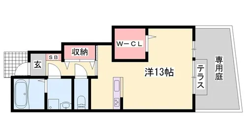 アゼリア大善【103号室】の間取り