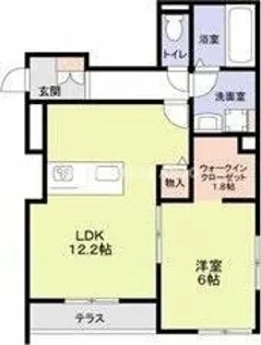 Coco Ange【1階】の間取り