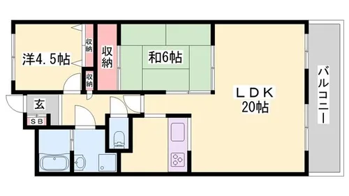 ハーモニー三幸1【3階】の間取り