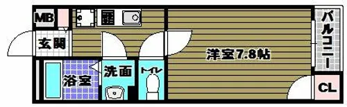 レオネクストアズール茱萸木【2階】の間取り