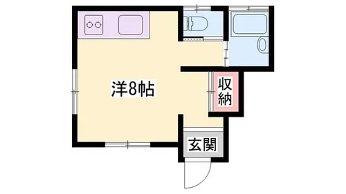 プリマベーラはりま勝原【1号室】の間取り