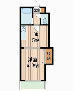 ノルデンハイム新北野【3階】の間取り
