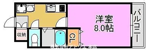 ATORIE Base Aramoto【7階】の間取り