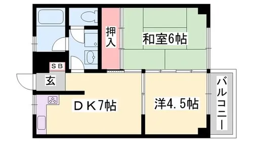 マンション大喜【302号室】の間取り
