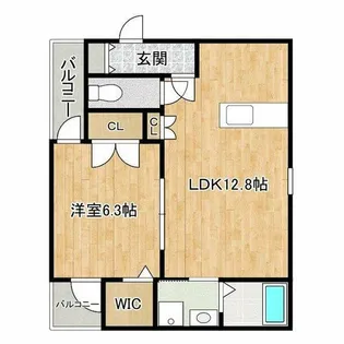 metro nagaiⅡ【3階】の間取り