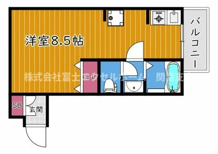 アリタセントラル京橋【2階】の間取り