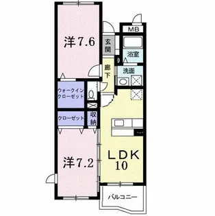 キャッスル本郷【305号室】の間取り