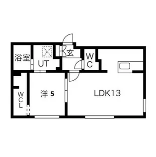 仮)GA-琴似2-7MS A棟【1階】の間取り