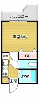 クロスロード北池田【1階】の間取り