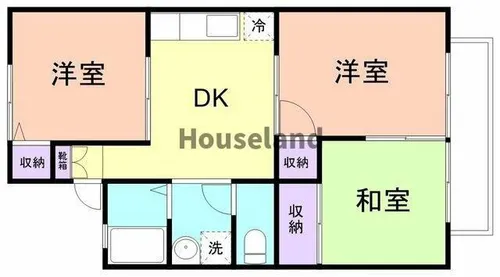 カンファーツリービュー【1階】の間取り