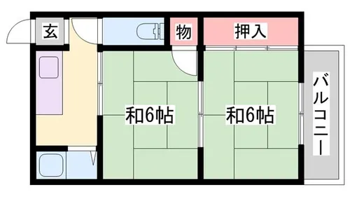 浦岡マンション【302号室】の間取り