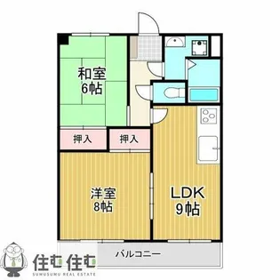 ノーブルライフムラマ【202号室】の間取り