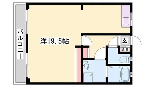 三宅マンション【5号室】の間取り