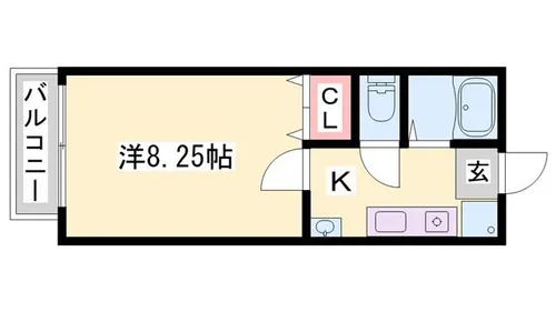 エトランス東洋高前【107号室】の間取り